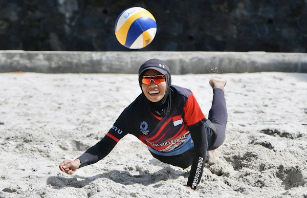 Bóng chuyền bãi biển Indonesia hội quân hướng đến SEA Games 31