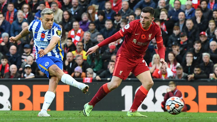 Nhận định Brighton vs Liverpool: Gia tăng áp lực
