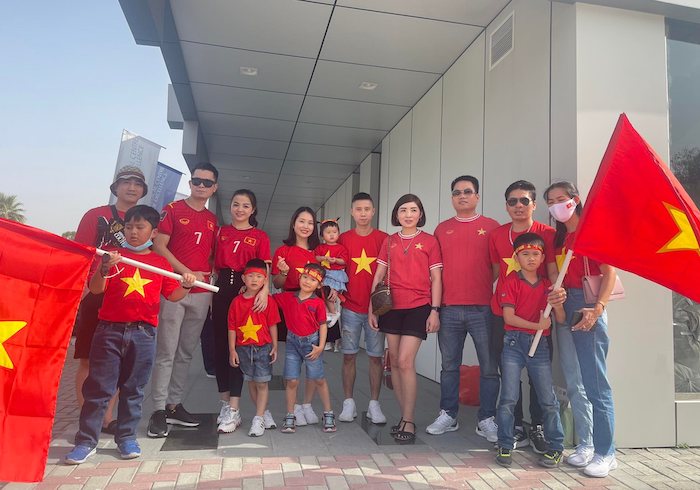 CĐV ở UAE gác công việc, tiếp lửa U23 Việt Nam tại U23 Dubai Cup 2022
