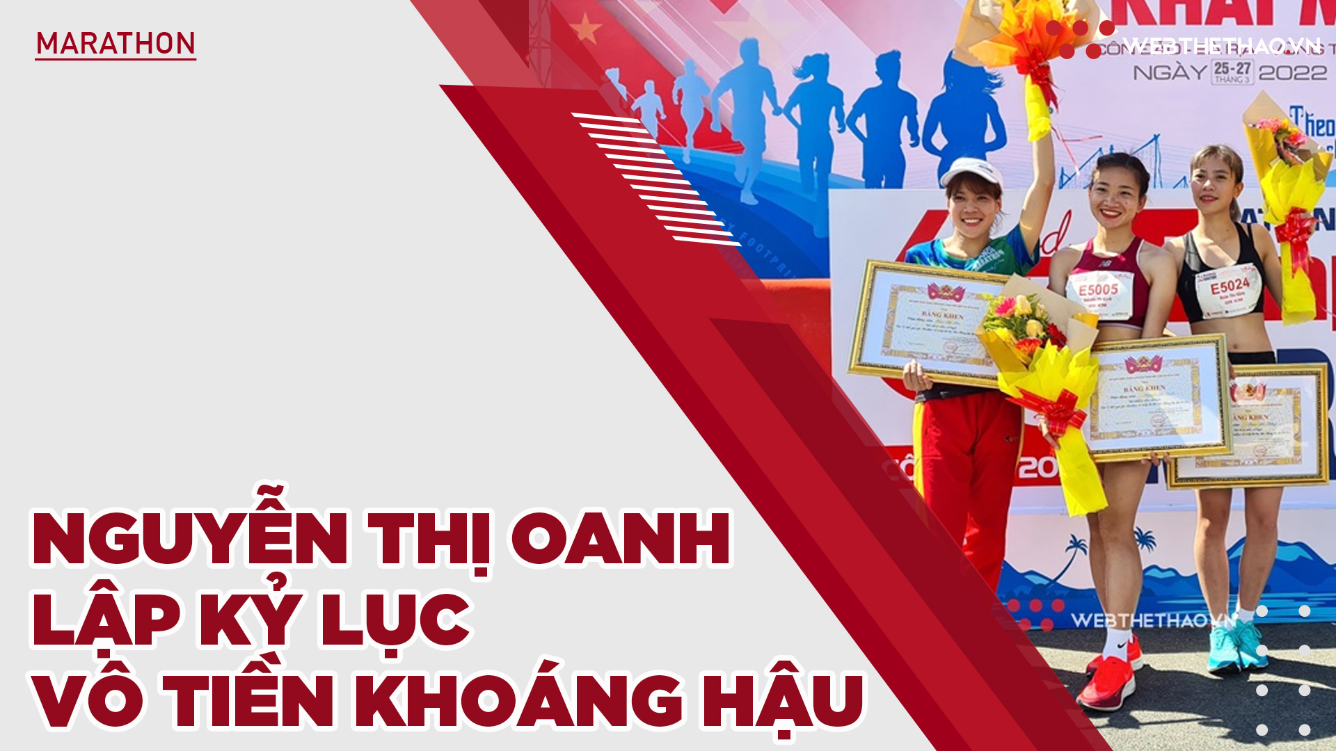 Nguyễn Thị Oanh lập kỷ lục vô tiền khoáng hậu tại giải Tiền Phong Marathon | Marathon