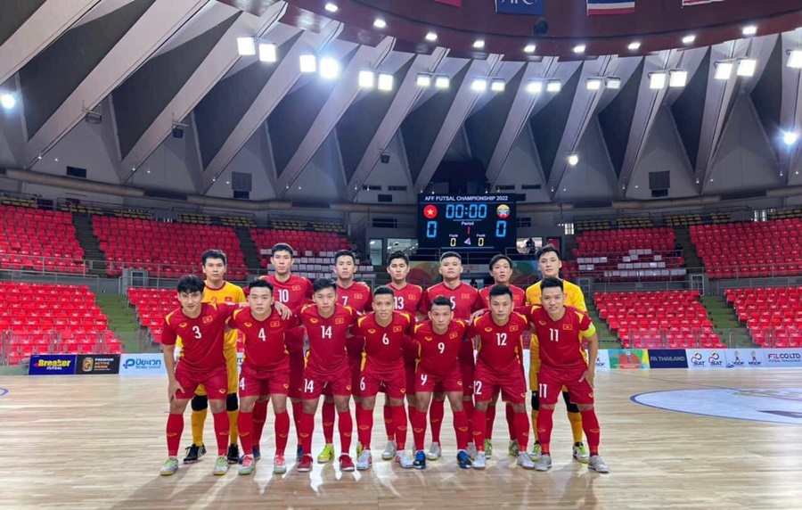 Bảng xếp hạng Futsal Đông Nam Á 2022 mới nhất của ĐT Việt Nam