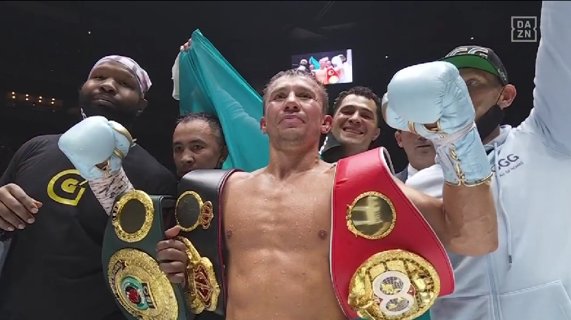 Gennady Golovkin knockout Ryota Murata sau màn "đọ súng", thâu tóm 3 đai vô địch hạng trung