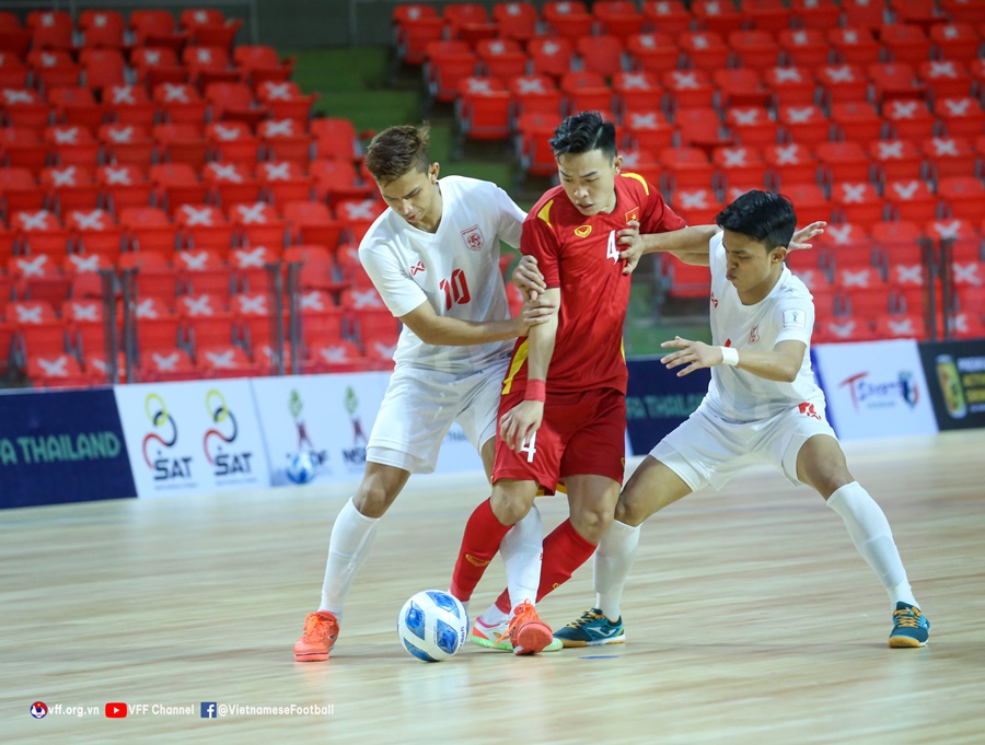 Lịch thi đấu bóng đá hôm nay 10/4: Futsal Việt Nam vs Myanmar đá mấy giờ?