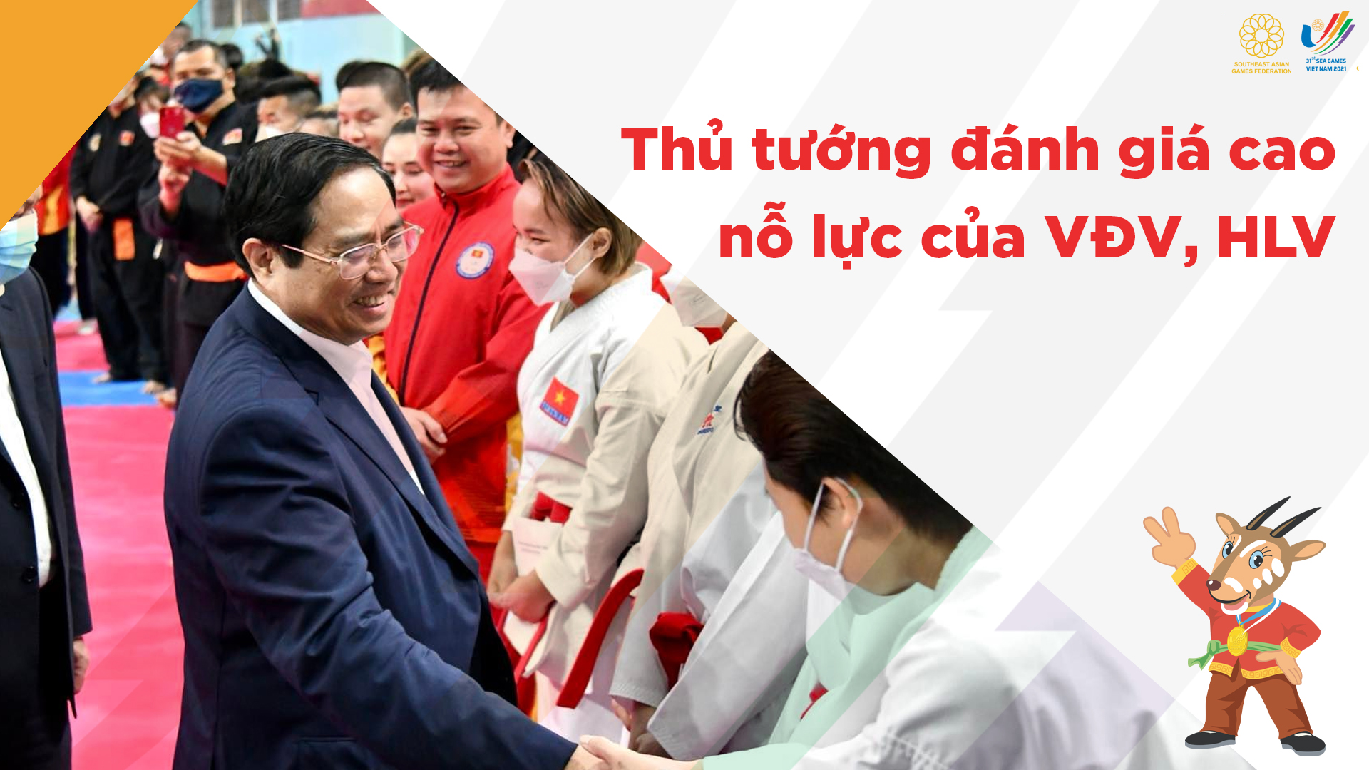 Thủ tướng đánh giá cao nỗ lực của VĐV, HLV  Việt Nam trong luyện tập và thi đấu