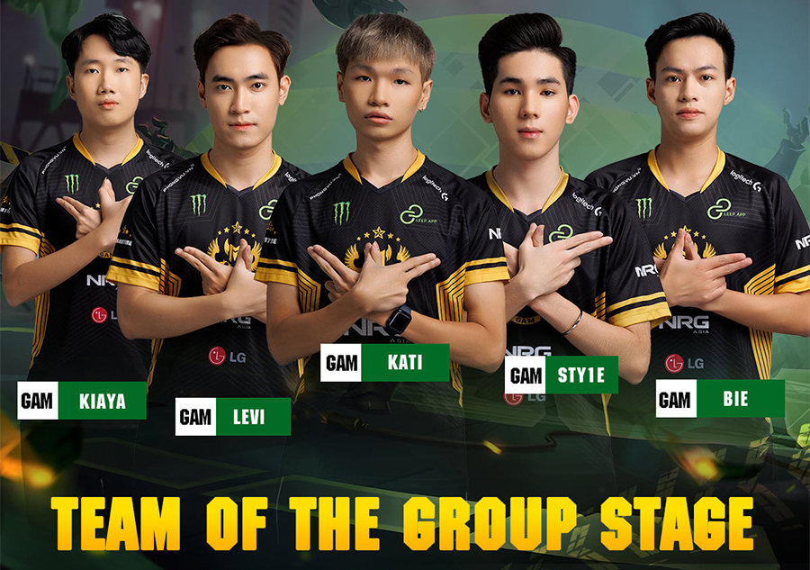 GAM Esports chiếm trọn đội hình tiêu biểu vòng bảng VCS Mùa Xuân 2022