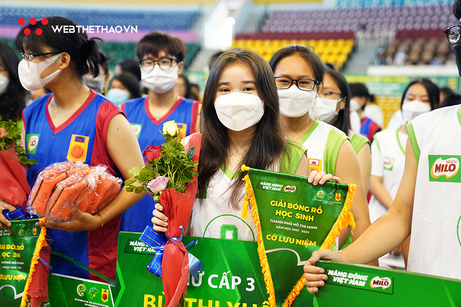 Khai mạc giải bóng rổ học sinh TPHCM năm học 2021-22: Hơn 1.300 VĐV tranh tài