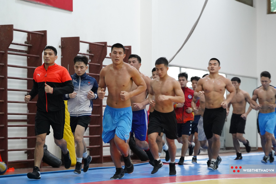 Khám phá buổi tập cận kề SEA Games của "mỏ vàng" ĐT Vật Việt Nam