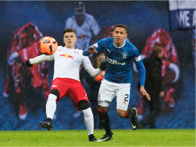 Kết quả RB Leipzig 1-0 Rangers: Angelino ghi siêu phẩm vô lê