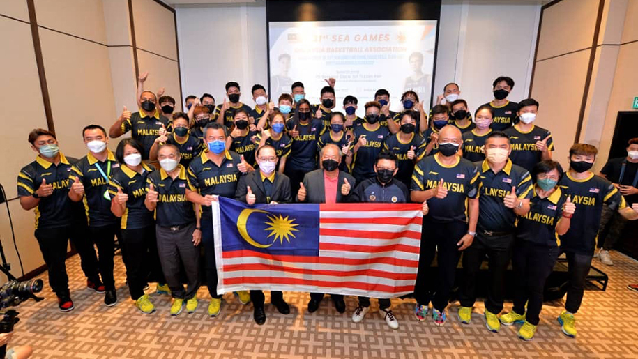 Được treo thưởng hơn 10 tỷ đồng, ĐT bóng rổ Malaysia hừng hực khí thế ở SEA Games 31