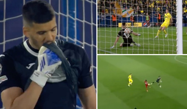 Thủ môn Villarreal bị chế nhạo sau khi “dâng” bàn thắng cho Liverpool