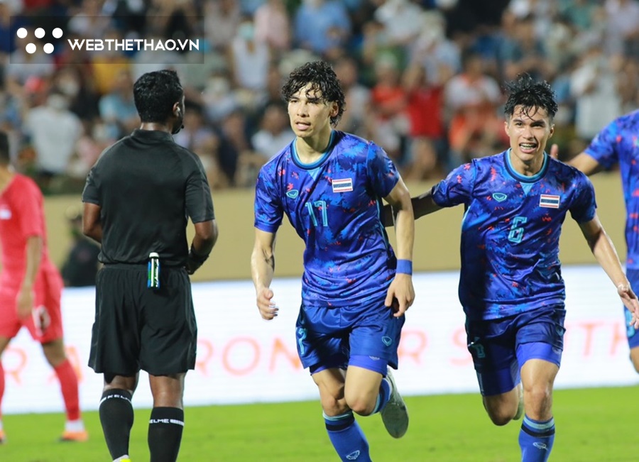 K&ecirc;́t quả U23 Th&aacute;i Lan 5-0 U23 Singapore: Trút gi&acirc;̣n l&ecirc;n Sư tử