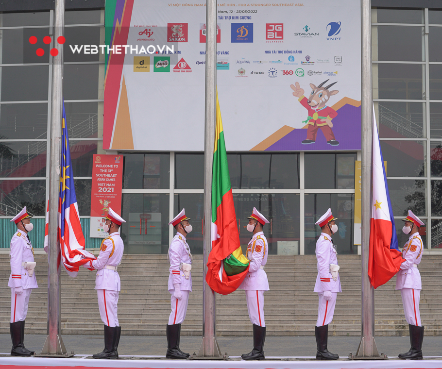 Toàn cảnh Lễ thượng cờ các Đoàn thể thao dự SEA Games 31