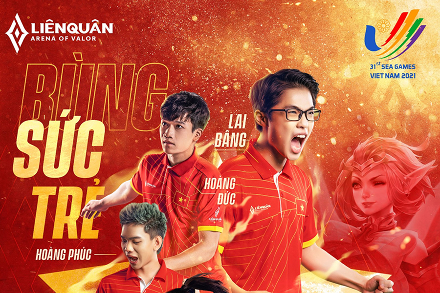Hoàng Đức, Thanh Nhã và Quách Công Lịch đồng hành cùng đội tuyển Liên Quân Việt Nam