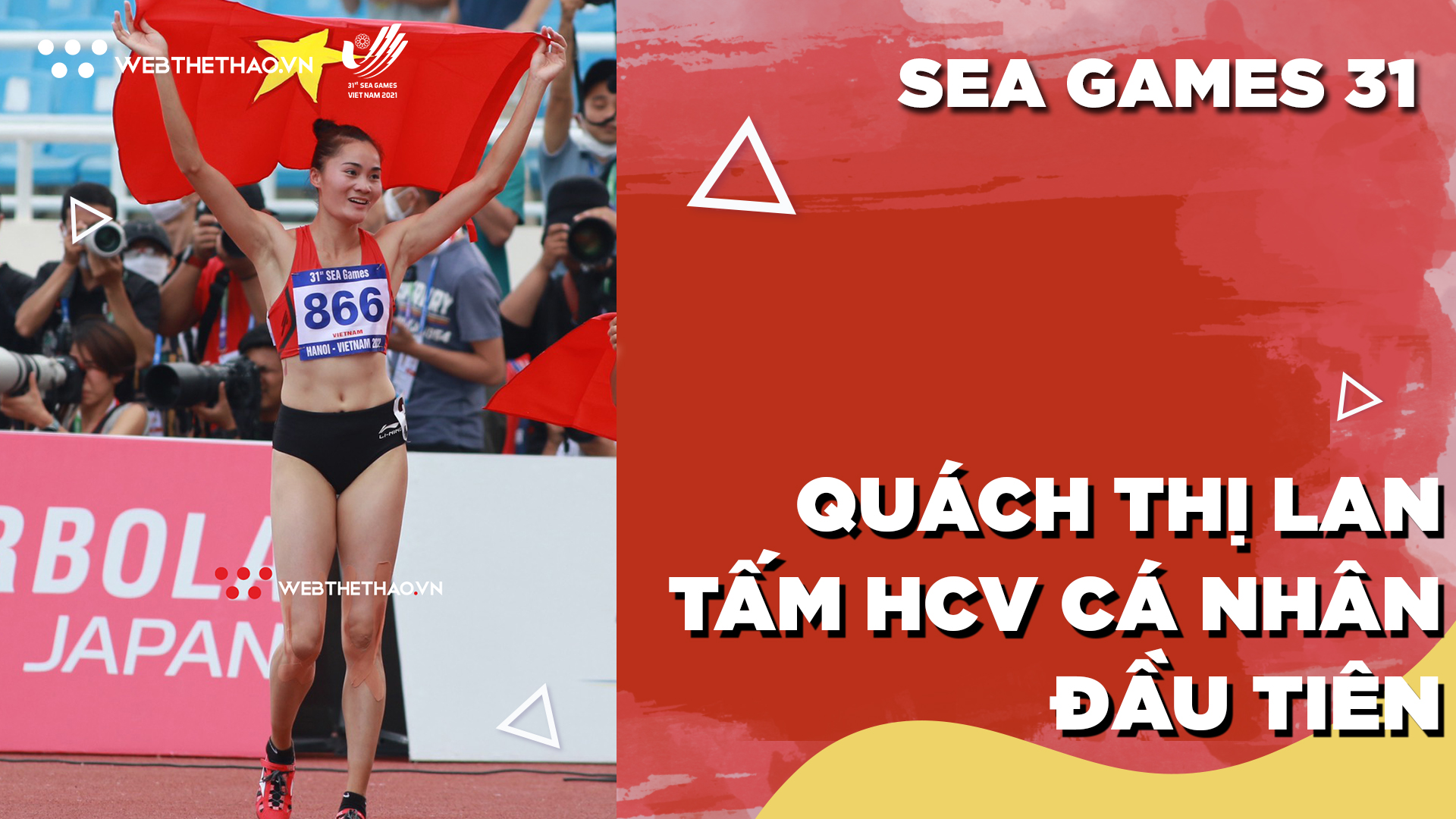 Nhật ký SEA Games 31 | Số 11 |  Vượt tâm lý, Quách Thị Lan giành tấm HCV cá nhân SEA Games đầu tiên