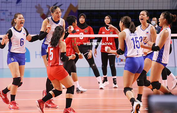 Mục tiêu cao vời vợi và thực tế phũ phàng của bóng chuyền Philippines tại SEA Games 31
