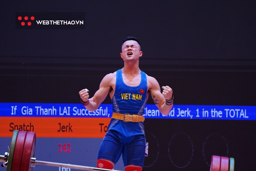 Lại Gia Thành phá kỷ lục, đem về tấm HCV đầu tiên cho cử tạ Việt Nam tại SEA Games 31