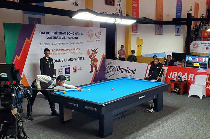 Cơ thủ từng thắng Efren Reyes giành HCV carom 1 băng nhưng không cần cầm cơ