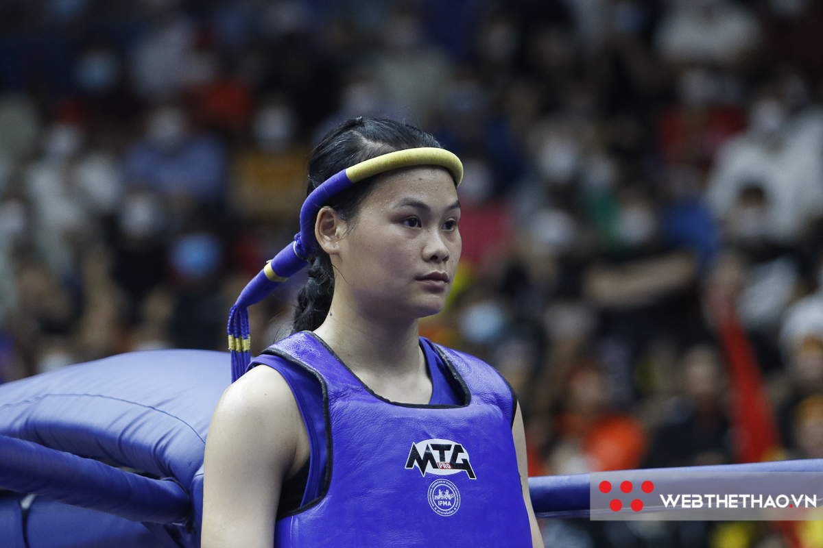 Võ sĩ Bàng Thị Mai tiếp tục tranh tài tại giải Muay VĐTG 2022 sau tấm HCV SEA Games