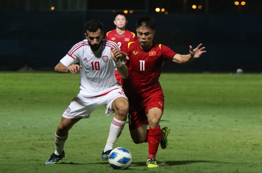 Trước tr&acirc;̣n gặp U23 Thái Lan, U23 Vi&ecirc;̣t Nam thảm bại 0-3 trước U23 UAE
