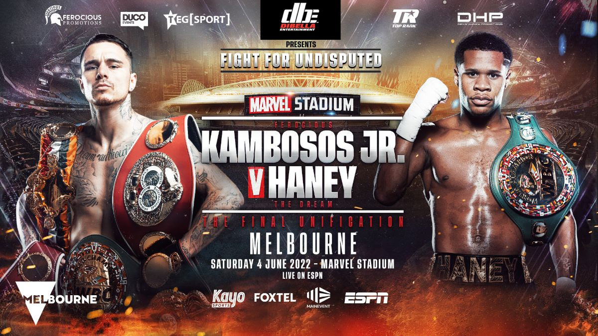 Lịch thi đấu Boxing: George Kambosos Jr vs. Devin Haney