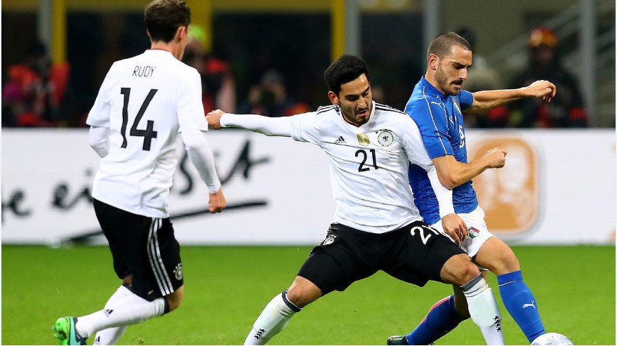 Kết quả Italia 1-1 Đức: Bất phân thắng bại