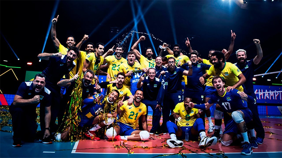 Brazil bước vào hành trình bảo vệ ngôi vương bóng chuyền nam VNL 2022