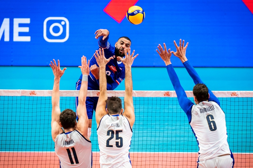 Earvin Gapeth và Pháp chiến thắng trận mở màn VNL 2022
