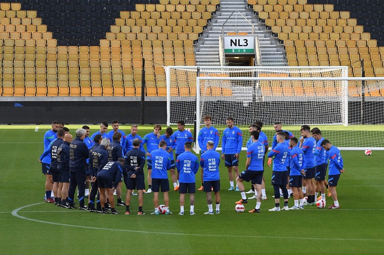 Đội hình Italia lại được Mancini thay đổi cho trận gặp Anh