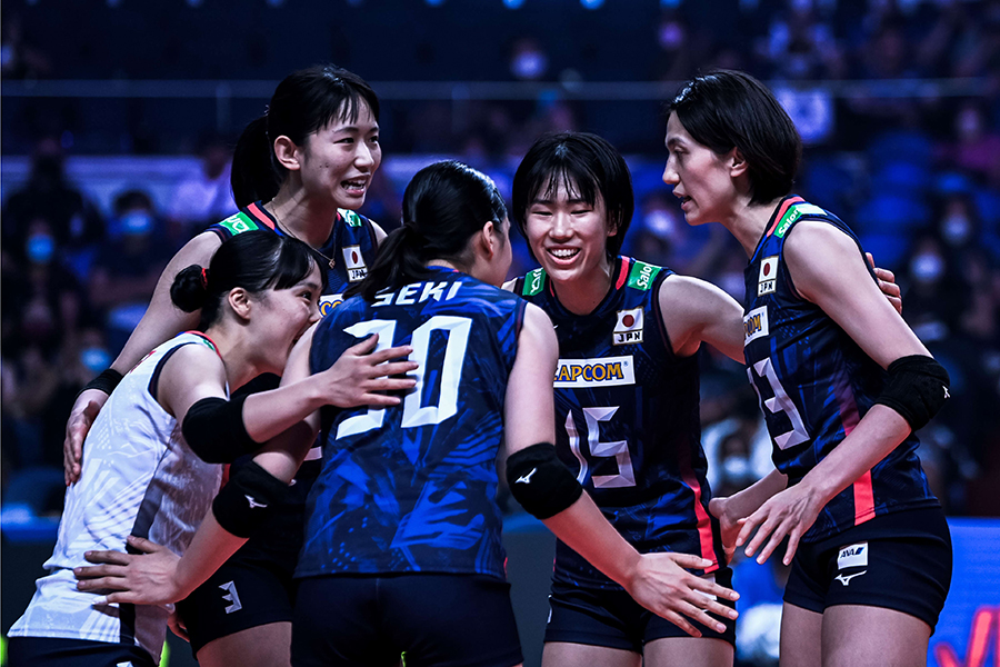 Bóng chuyền Nhật Bản tiếp tục là đội nữ duy nhất bất bại tại VNL 2022