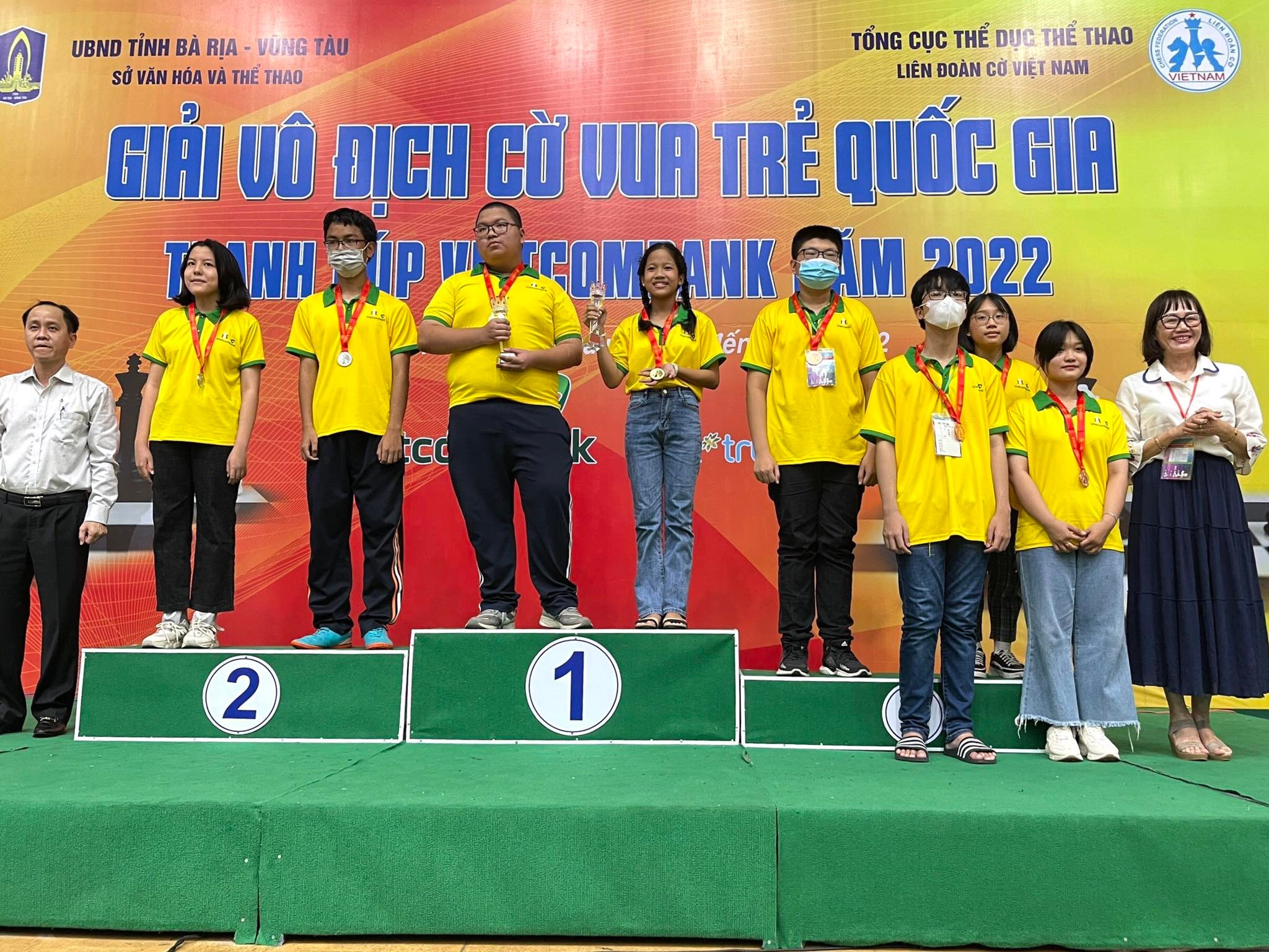 Kết thúc giải Cờ vua trẻ Quốc gia 2022: TP.HCM thắng lớn!