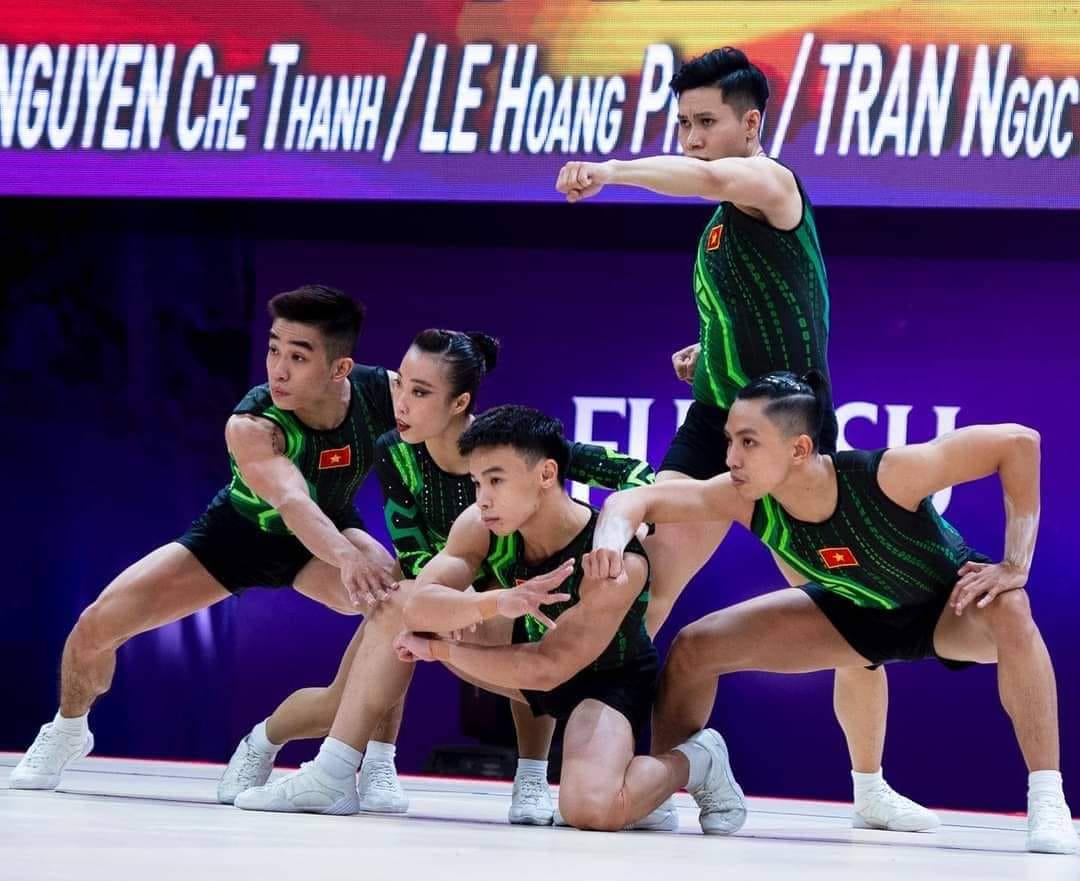 Aerobic Việt Nam giành HCV lịch sử ở giải vô địch thế giới