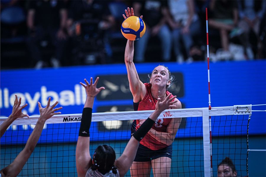 Kiên cường chống trả, Thái Lan vẫn gục ngã trước Mỹ tại VNL 2022