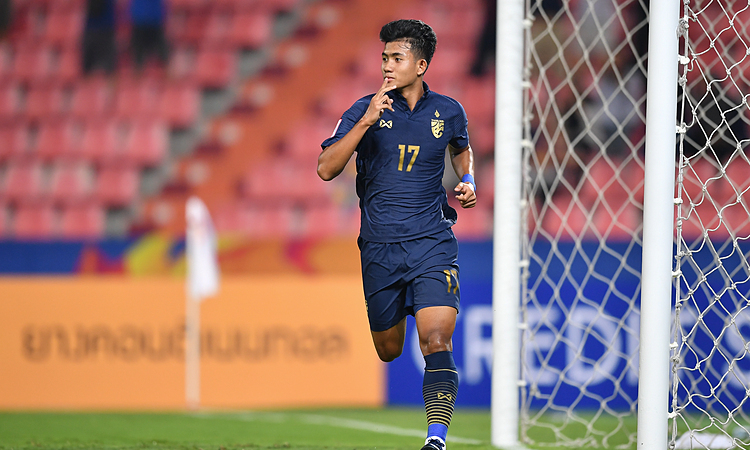 Cầu thủ U23 Thái Lan "xé lưới" U23 Việt Nam hụt danh hiệu Vua phá lưới U23 châu Á 2022