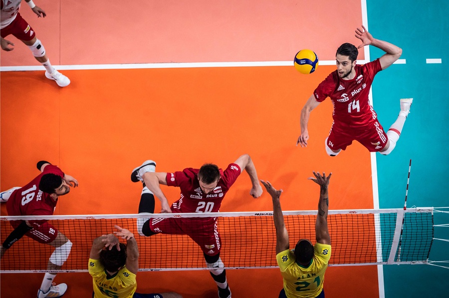 Trực tiếp b&oacute;ng chuyền h&ocirc;m nay 23/6: Serbia vs Brazil