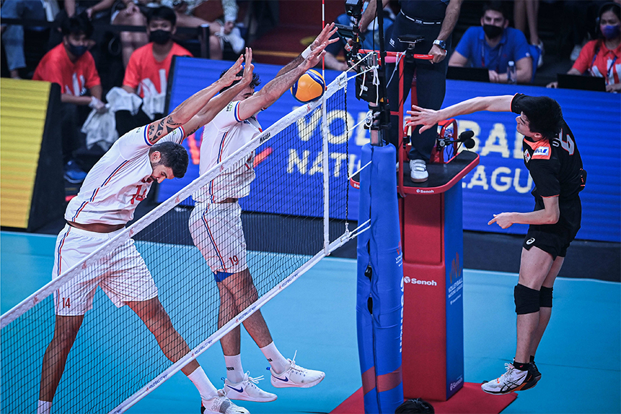 Nations League 2022: Phòng thủ xuất sắc, bóng chuyền Pháp hủy diệt Nhật Bản