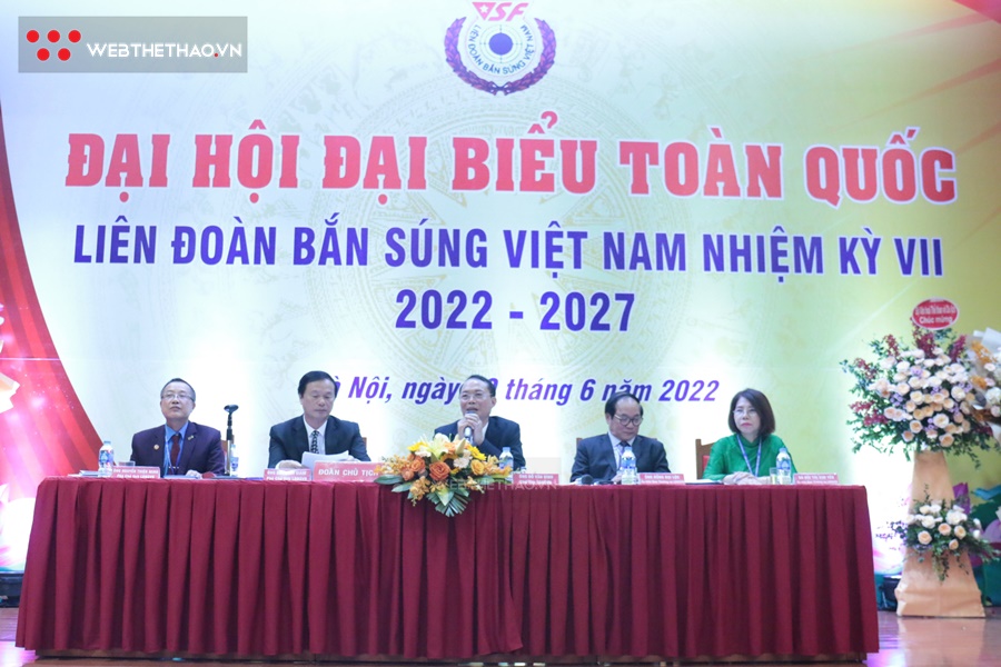 Liên đoàn bắn súng Việt Nam bầu số lượng kỷ lục uỷ viên BCH, không có nhà vô địch Olympic Hoàng Xuân Vinh