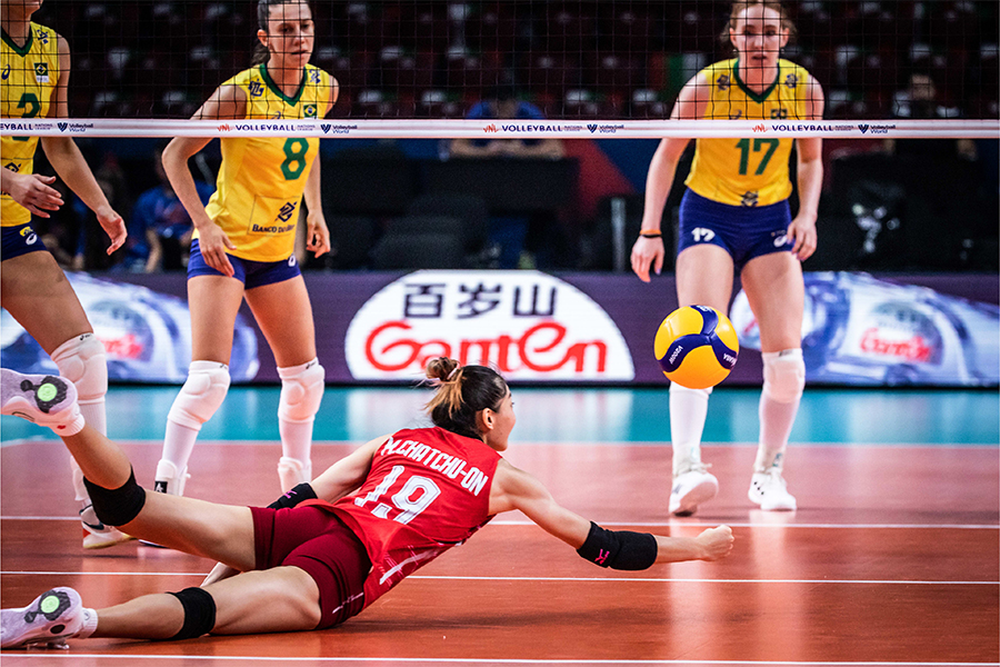 Thái Lan chơi sòng phẳng với đội tuyển bóng chuyền nữ số 1 thế giới Brazil