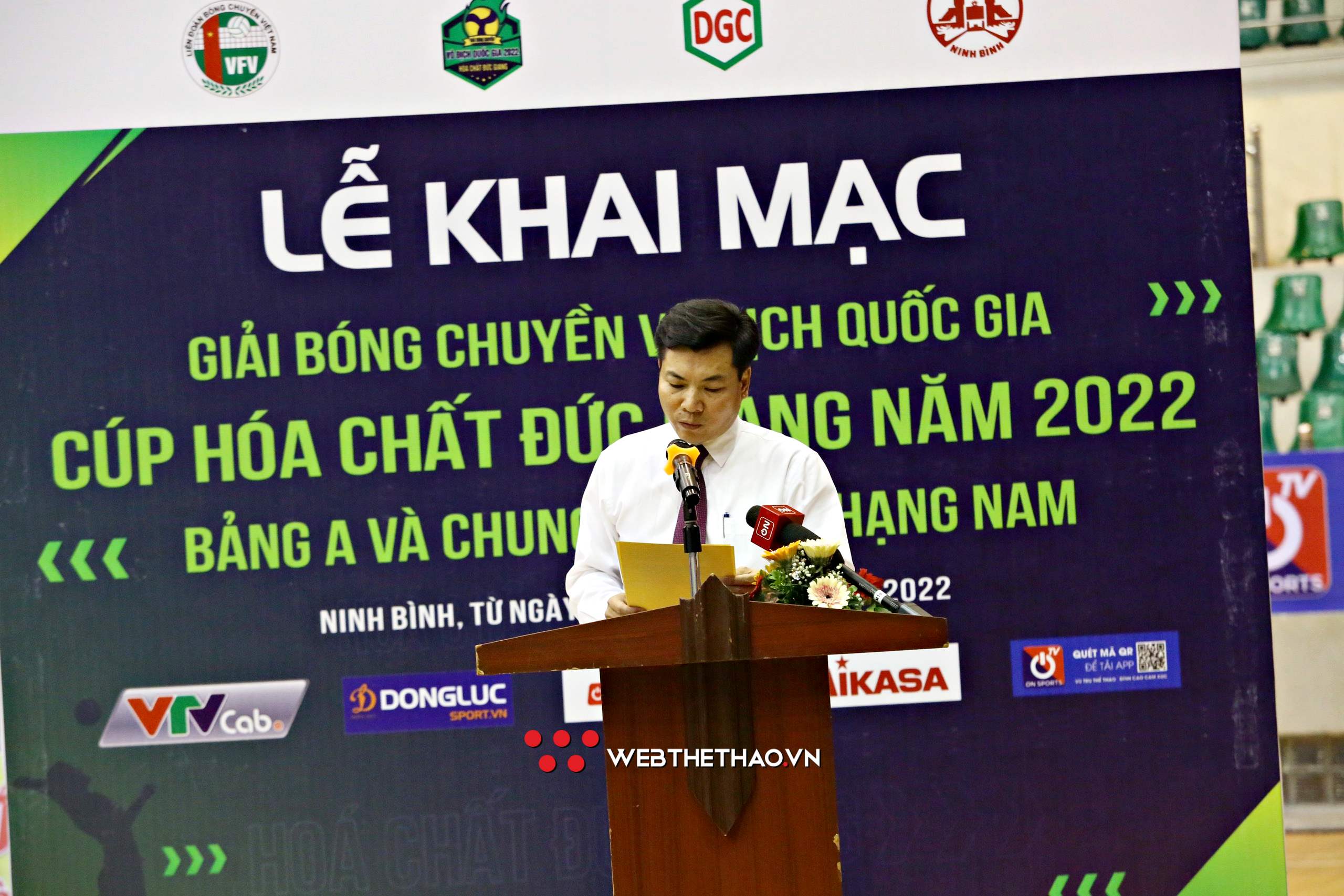 Khai mạc giải Bóng chuyền VĐQG cúp Hóa chất Đức Giang 2022: Xứng tầm giải đấu hàng đầu quốc nội