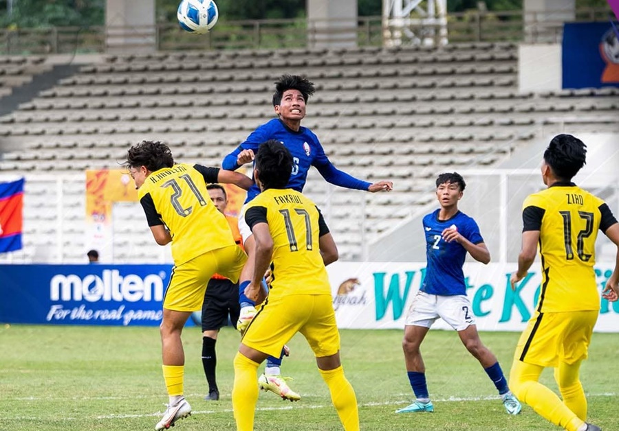 U19 Campuchia bị giải mã, thua trận đầu tiên ở U19 Đông Nam Á 2022