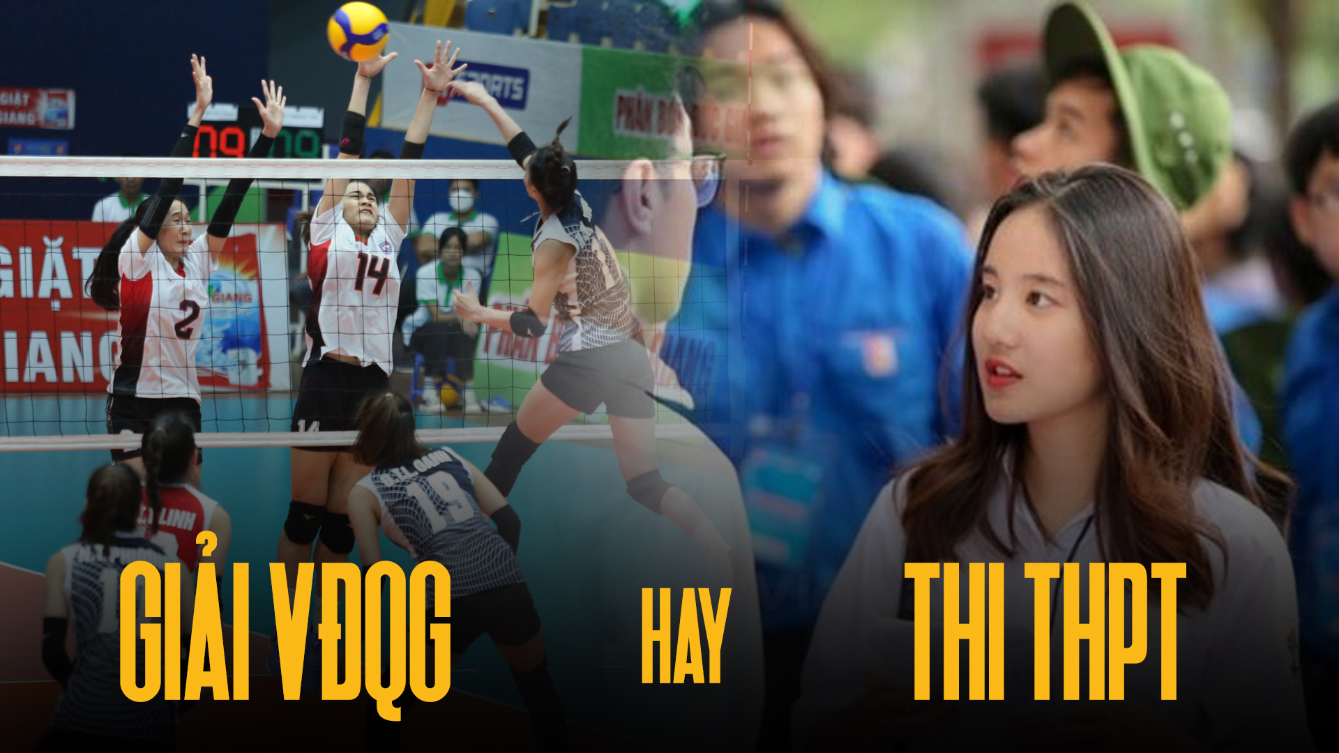 Các VĐV bóng chuyền dự thi THPT như thế nào khi đang dự giải VĐQG 2022?