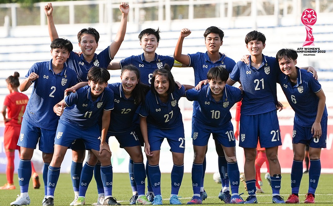 Thái Lan hạ Myanmar, hẹn gặp Việt Nam hoặc Philippines ở chung kết AFF Cup nữ 2022