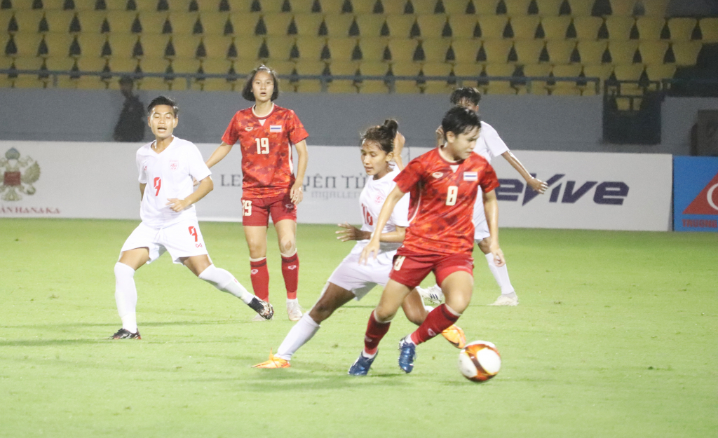 Kết quả nữ Thái Lan 2-0 nữ Myanmar: Nhẹ nhàng vào chung kết