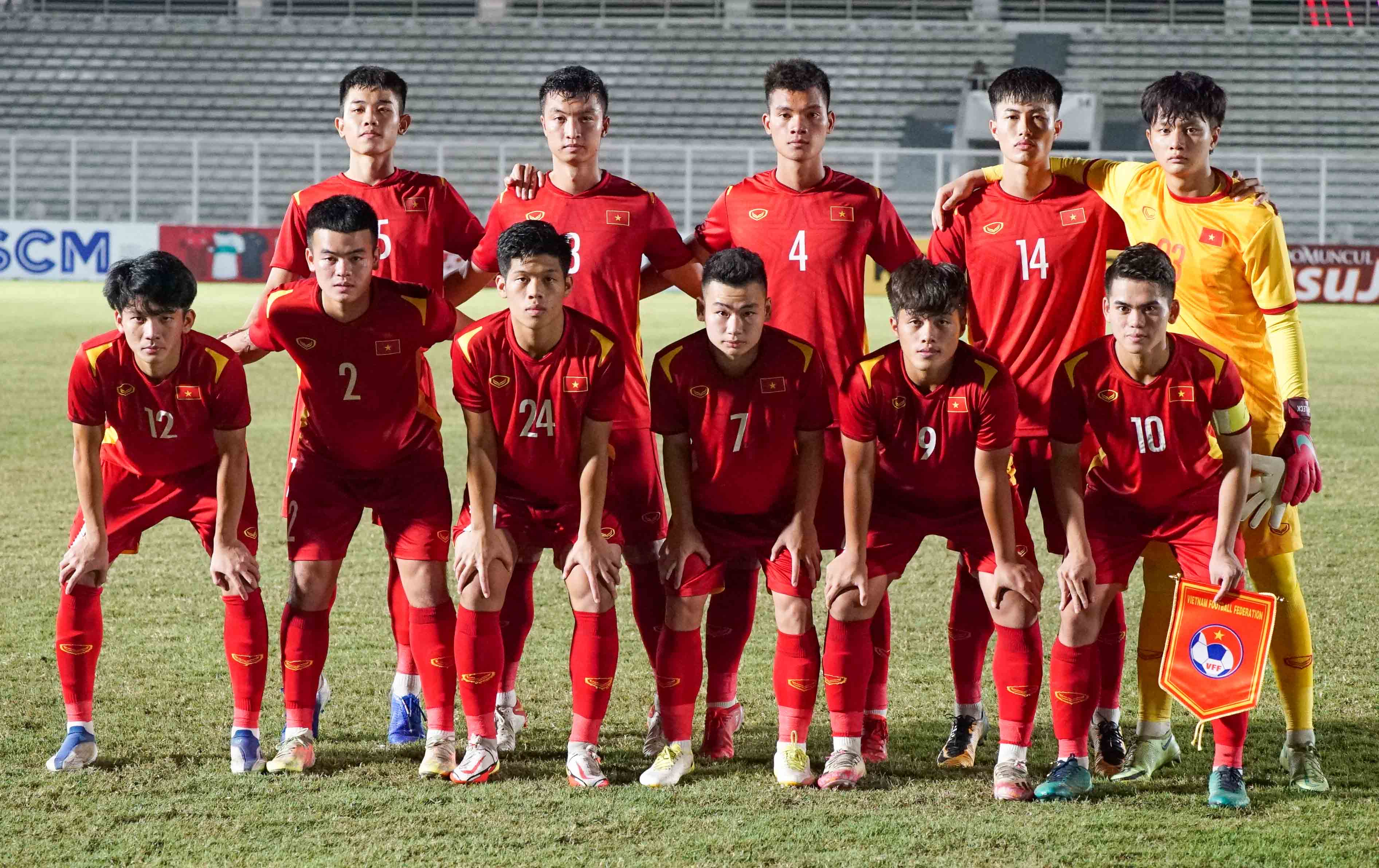 Đội hình ra sân U19 Việt Nam vs U19 Thái Lan: Văn Trường, Quốc Việt dự bị