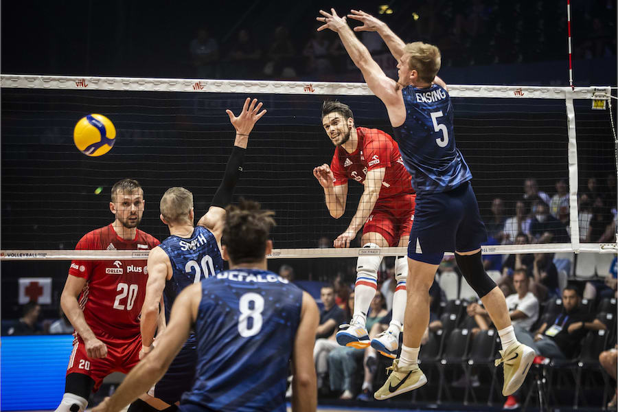 Lịch thi đấu giải bóng chuyền nam VNL 2022: Chung kết Pháp vs Mỹ