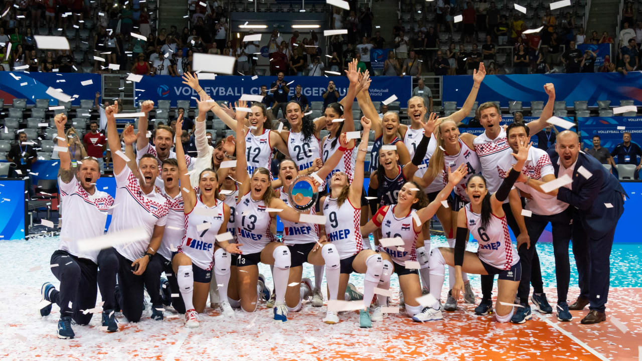 Croatia và Cuba lên ngôi vô địch giải bóng chuyền Challenger Cup 2022