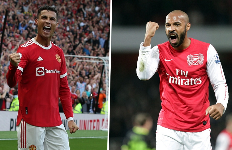 Cầu thủ xuất sắc nhất lịch sử Ngoại hạng Anh: Henry đ&aacute;nh bại Ronaldo