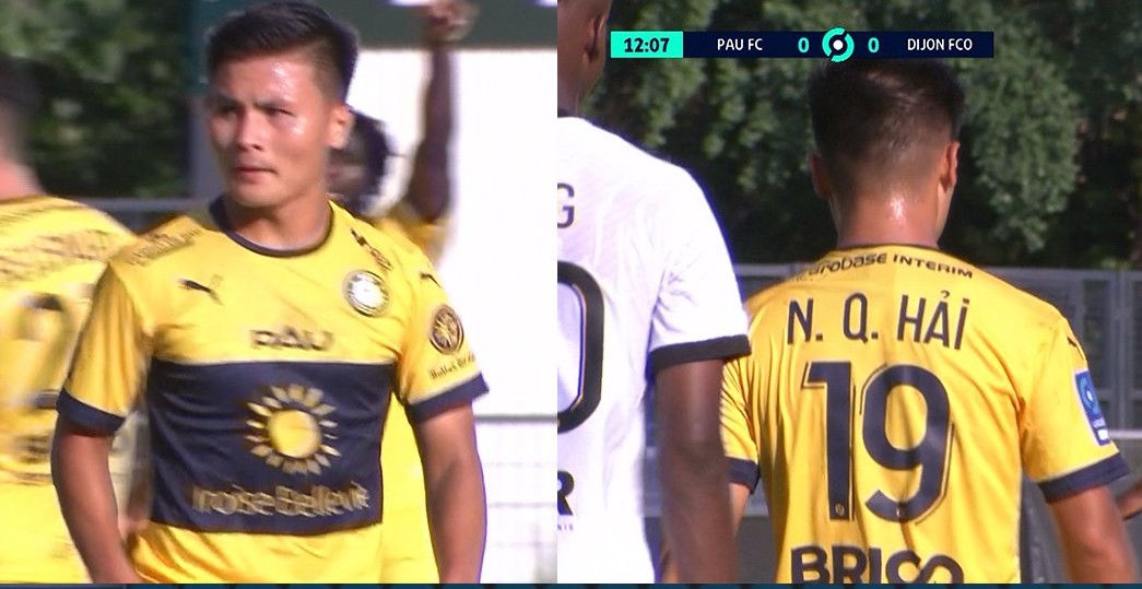 Quang Hải đá chính 68 phút, Pau FC có điểm số đầu tiên ở Ligue 2