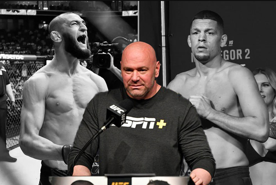 Dana White: "Nate Diaz có cơ hội tranh đai nếu hạ Khamzat Chimaev tại UFC 279"
