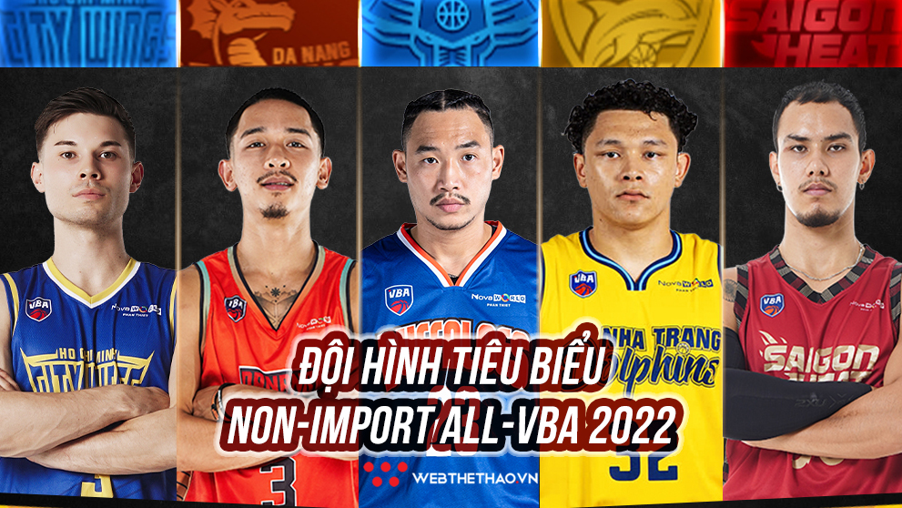 Điểm danh đội hình nội binh - Việt kiều xuất sắc nhất Regular Season VBA 2022