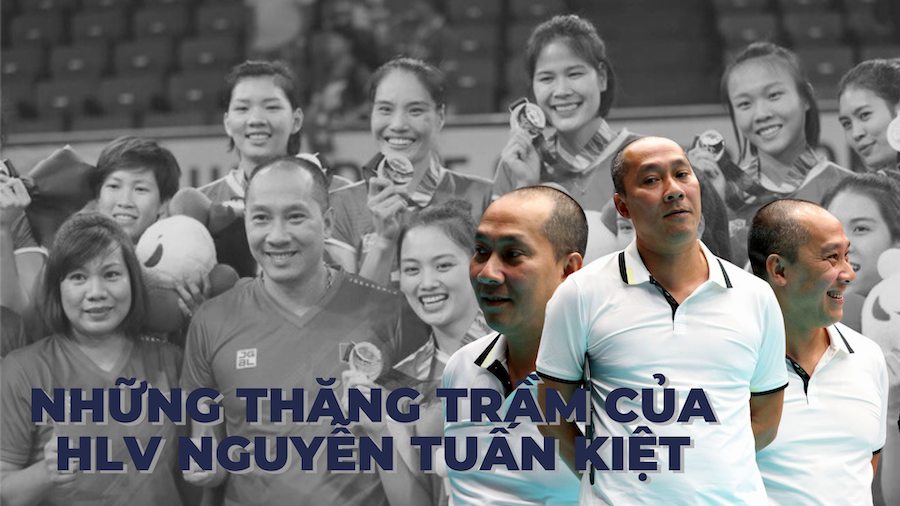 Thăng trầm của HLV Tuấn Kiệt cùng ĐT bóng chuyền nữ Việt Nam tại AVC Cup Thăng trầm của HLV Tuấn Kiệt cùng ĐT bóng chuyền nữ Việt Nam tại AVC Cup